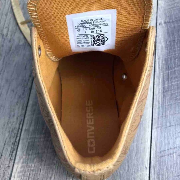 NWT Converse Ctas HI Gold Wheat 🌾 W AUTHENTIC - Picture 6 of 8